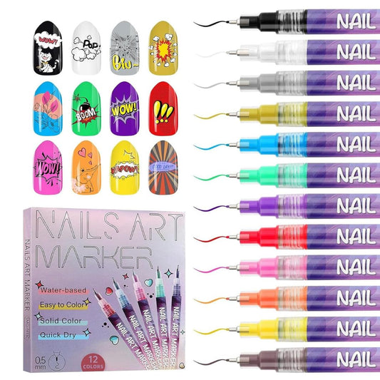 NailArt Pro™ – Precision Graffiti Marker Set